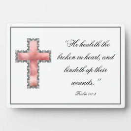 優雅なクリスチャン追悼記念プレート フォトプラーク