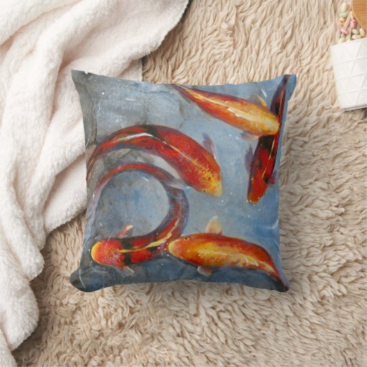 優雅なコイI クッション (ブランケット)