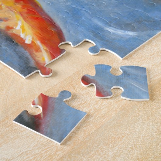 優雅なコイI ジグソーパズル (側面)