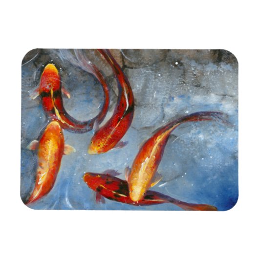 優雅なコイI マグネット (横)