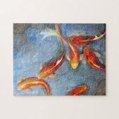 優雅なコイII ジグソーパズル (横)