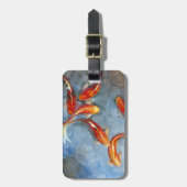 優雅なコイII ラゲッジタグ (正面縦)