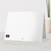 優雅なゴールデンバタフライの感謝カード - カスタマイズ可能 サンキューカード (裏面)