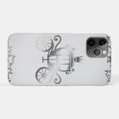 優雅なシルバーキャリッジ ストーリーブック ホワイトプリンセス Case-Mate iPhoneケース (裏面(横))