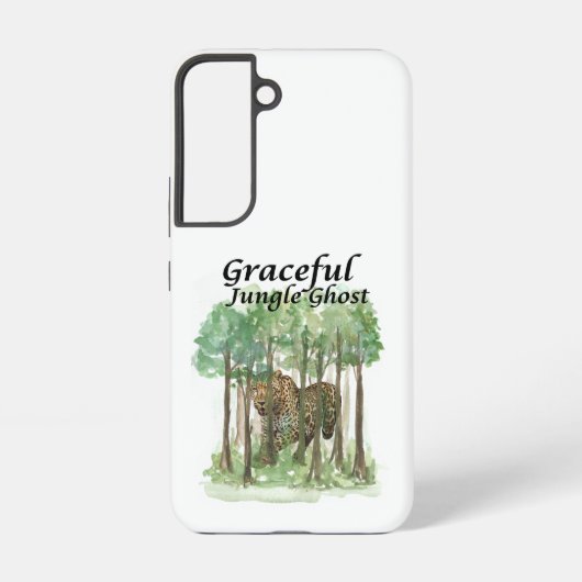 優雅なジャングル幽霊ヒョウ SAMSUNG GALAXYケース (裏面)