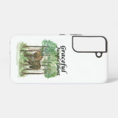 優雅なジャングル幽霊ヒョウ SAMSUNG GALAXYケース (裏面横)