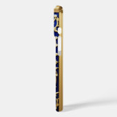 優雅なステンドグラスの窓 - ゴールドのバラ Case-Mate iPhoneケース (裏面 / 左)