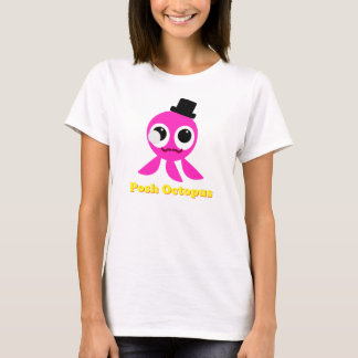 優雅なタコの女の子のTシャツ Tシャツ