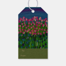 優雅なチャーム ギフトタグ