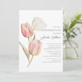 優雅なチューリップ最初の確認 招待状 (スタンド正面)