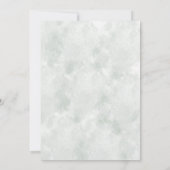 優雅なティーパーティー ベビーシャワー ベイビーはブレンド中 招待状 (裏面)