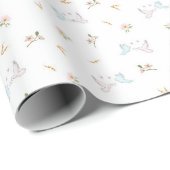 優雅なハト ラッピングペーパー (ロールコーナー)