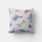 優雅なハミングバード クッション (正面)