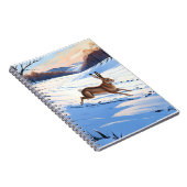 優雅なハレの境界：冬の喜びに満ち ノートブック (右側)