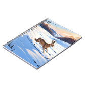 優雅なハレの境界：冬の喜びに満ち ノートブック (左側)