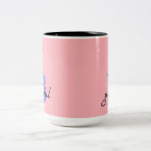 優雅なバレリーナである ツートーンマグカップ (中央)