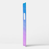 優雅なパステル虹の空 名前入り Case-Mate iPhoneケース (裏面 / 右)