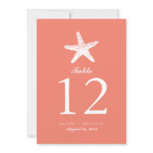 優雅なヒトデ |テーブル番号