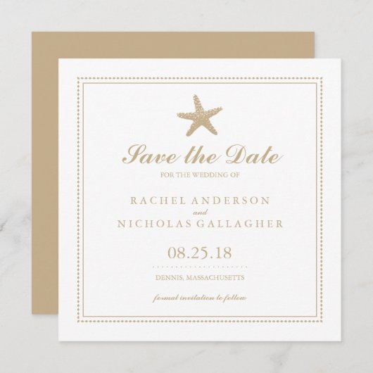 優雅なヒトデ |日付の保存 セーブザデート (正面/裏面)