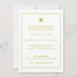 優雅なヒトデ | 結婚s 招待状