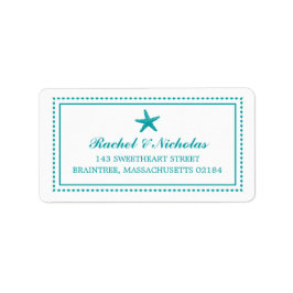 優雅なヒトデ |郵送先住所 ラベル