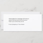 優雅なビジネスサンキューカード (裏面)