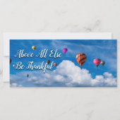 優雅なビジネスサンキューカード (正面)