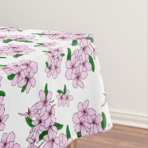優雅なピンクの桜の花の水彩画