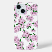 優雅なピンクの桜の花の水彩画 Case-Mate iPhoneケース (裏面)