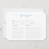 優雅なフラワーティーブライダルブランチのレシピ - 花嫁のための、エレガントなおもてなし 招待状 (正面)