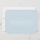 優雅なフラワーティーブライダルブランチのレシピ - 花嫁のための、エレガントなおもてなし 招待状 (裏面)