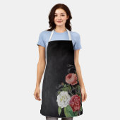 優雅なフローラ エプロン (着用した状態)