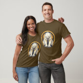 優雅なホッキョクグマのイラスト Tシャツ (ユニセックス)