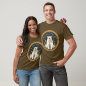 優雅なホッキョクグマのイラスト Tシャツ (ユニセックス)