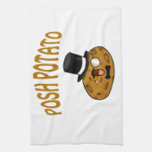 優雅なポテト キッチンタオル (縦)