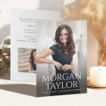 優雅なミニマル名前の写真のグラード発表