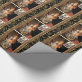 優雅なヨークシャーテリアはカスタマイズ ラッピングペーパー (角)