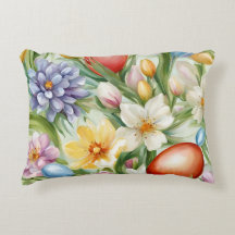 優雅なリンゴの花、チューリップ、イースターエッグ