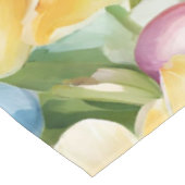 優雅なリンゴの花、チューリップ、イースターエッグ テーブルクロス (アングル)