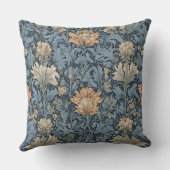 優雅なレトロ花母への定年プレゼント クッション (裏面)