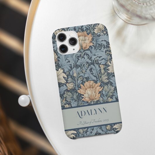 優雅なレトロ花母への定年プレゼント Case-Mate iPhoneケース