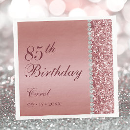 優雅なローズゴールド85歳の誕生日
