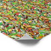 優雅な不器用さ – 隠し3Dプリント ポスター (角)