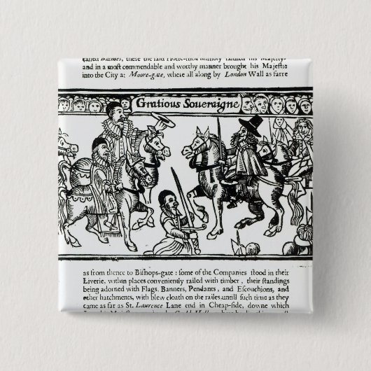 優雅な主権者、c.1631 缶バッジ (正面)