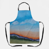 優雅な光沢の丘 エプロン (正面)