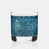 優雅な動き：アクアシーホースオンアクア《写真》ぼけ味 ウイスキーグラス (左)