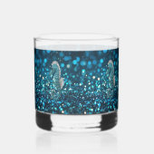 優雅な動き：アクアシーホースオンアクア《写真》ぼけ味 ウイスキーグラス (右)