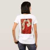 「優雅な動き:フラメンコの精神」 Tシャツ (裏面フル)