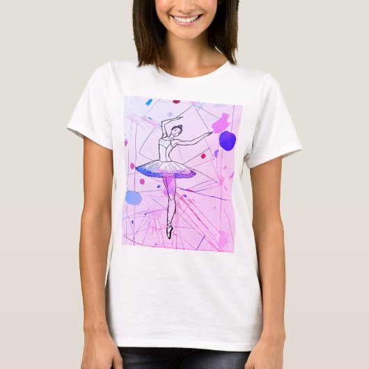 「優雅な動き:フラメンコの精神」 Tシャツ (正面)