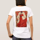 「優雅な動き:フラメンコの精神」 Tシャツ (裏面)